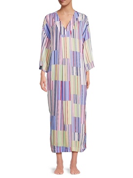 Striped Maxi Sleep Dress