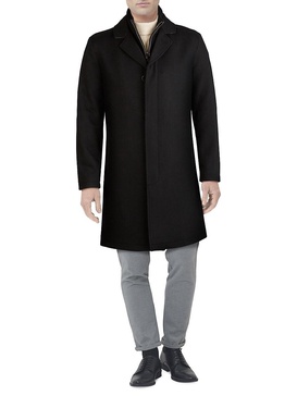 Classic 2-in-1 Notch Lapel Coat