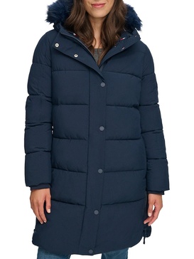 Faux Fur Hood Puffer Coat