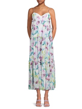 Floral Ruffle Tiered Maxi Dress