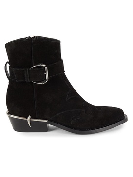 85MM Suede Ankle Boots