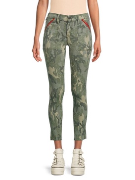 Camo High Rise Skinny Jeans