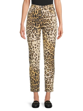 Animal Print Skinny Jeans