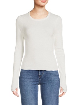 Ribbed Long Sleeve T-Shirt