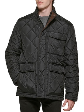 Mockneck Quilted Field Jacket