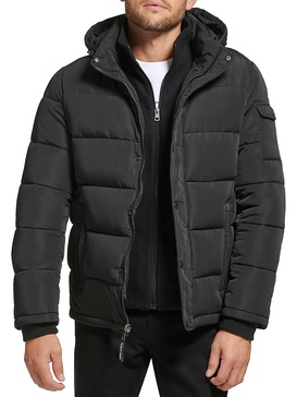 Polar Hooded Puffer Bib Jacket