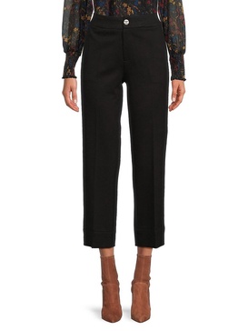 Cora Solid Cropped Pants