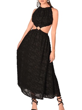 Backless Lace Midi Dress