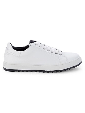 Sawtooth Leather Sneakers