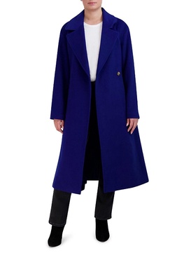 Wool Blend Longline Coat