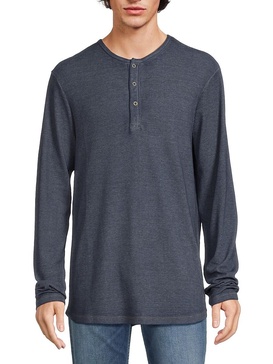 Kipat Long Sleeve Henley Sweater