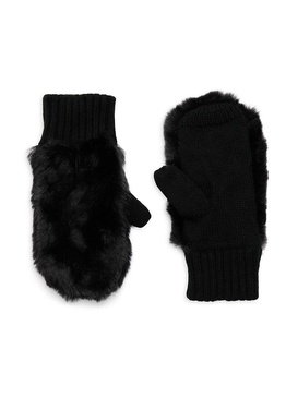 Faux Fur Mittens