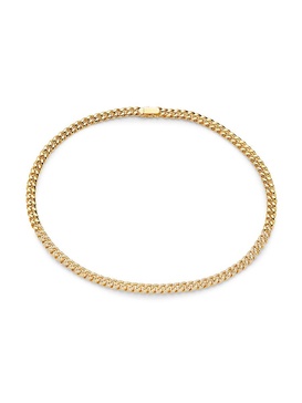 Billie Goldplated Sterling Silver & Cubic Zirconia Curb Chain