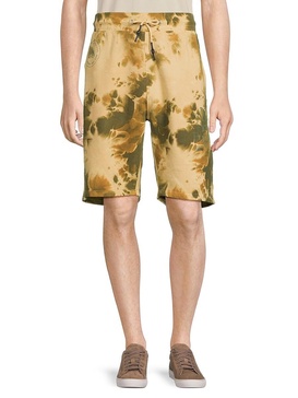 Flat Front Camo Sweatshorts