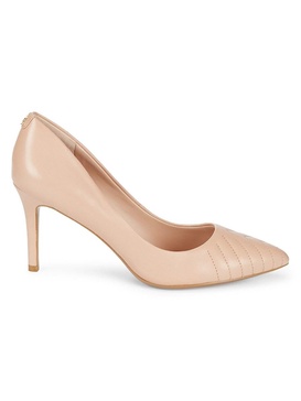 Roulle Textured Leather Pumps