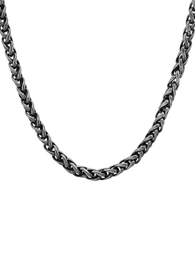 Stainless Steel Wheat Chain Necklace/24"