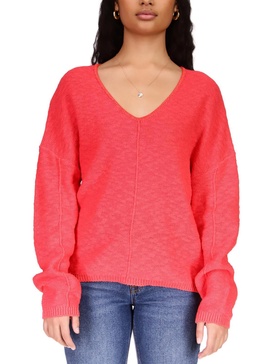 keep it chill womens knit v-neck pullover sweater