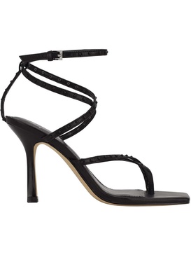 dallin womens leather strappy heels