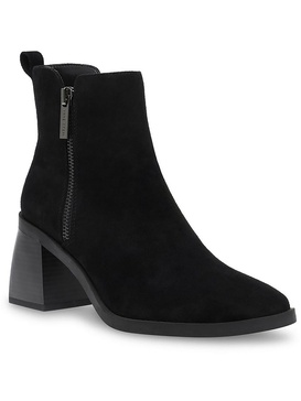 alley womens double zipper bootie ankle boots