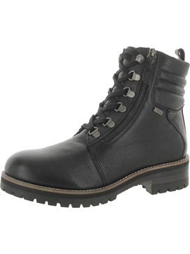 everett womens leather lace up ankle boots