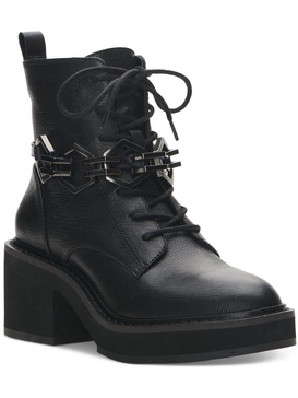 keltana  womens zipper leather combat & lace-up boots