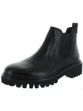 womens leather pull on chelsea boots