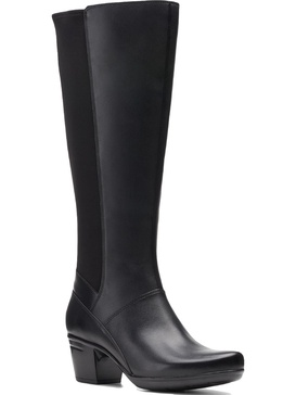 emslie emmaws womens leather tall knee-high boots