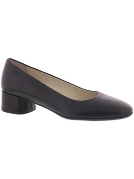 record womens leather slip on pumps