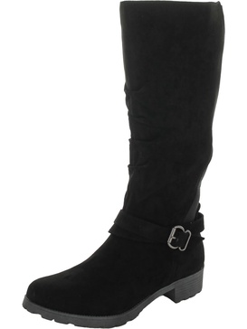 dayna womens suede tall over-the-knee boots