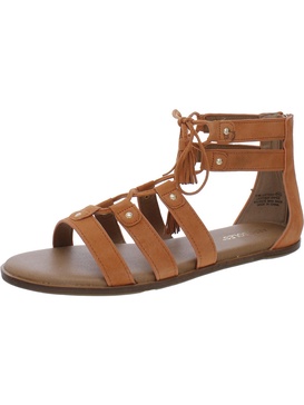 lottery womens leather lace up gladiator sandals