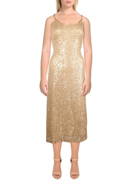 womens sequin long cocktail and party dress