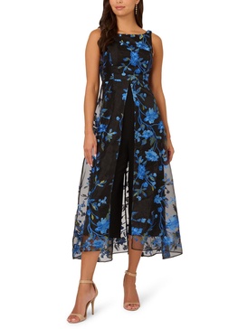 womens floral embroidered jumpsuit