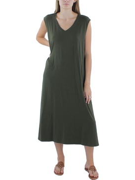 womens tencel midi dress