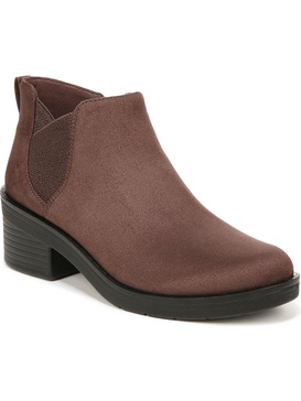 ontario womens faux suede comfort booties