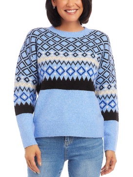 womens knit crewneck pullover sweater