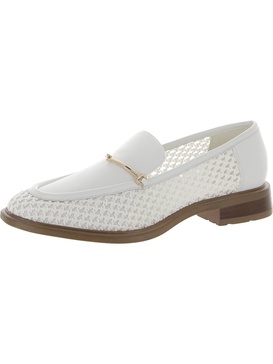 eda 5 womens leather slip on loafers