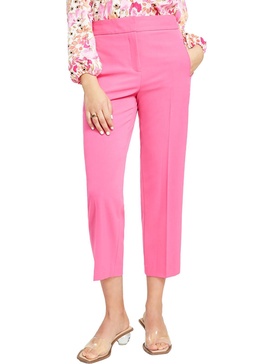 womens stretch ankle straight leg pants