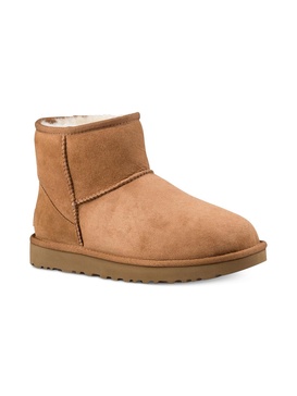 classic mini ii womens suede cold weather shearling boots