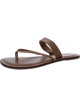 leia womens leather slide sandals