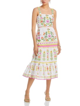 womens summer floral print sundress