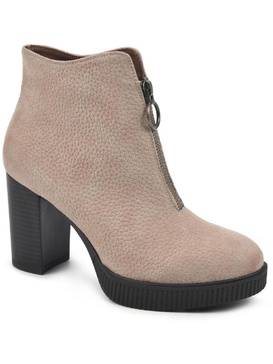 thoughtful womens faux suede platform ankle boots