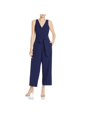 womens office v neck jumpsuit