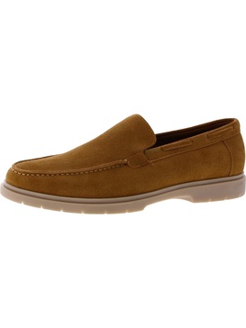 neekon mens faux suede plain loafers