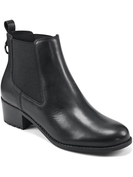 cabott womens stretch pull-on ankle boots