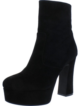 brat-z womens suede platform ankle boots