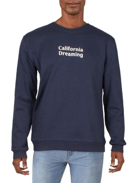 mens cotton crewneck sweatshirt