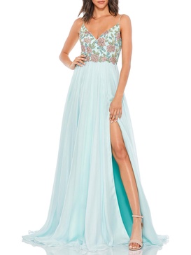 womens embellished long evening dress