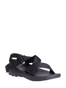 men's mega z cloud sport sandal in solid black