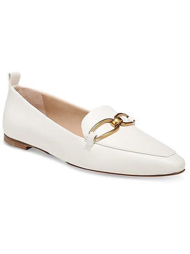 champlain womens chain almond toe loafers