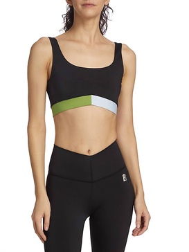 sprint time sports bra in black